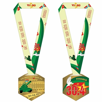 Huy chương chạy bộ Đất Nước Trọn Niềm Vui 30/4 -