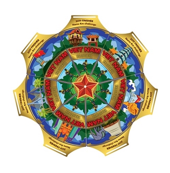 Huy chương RUNNING FOR VIETNAM DISCOVERY bộ 7 huy chương -