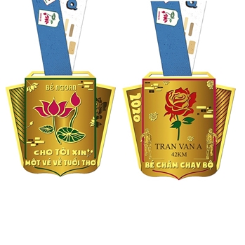 Huy chương chạy bộ Cho Tôi Xin Một Vé Về Tuổi Thơ -