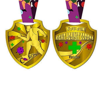 Huy chương Run Fight Against Corona -