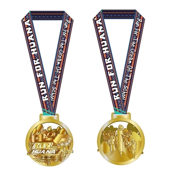 Huy chương chạy bộ Run For Huana -