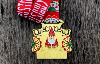 Huy chương chạy bộ Noel Run -