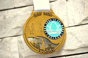 Huy chương Đường Chạy Của Những Tấm Lòng Sawaco -