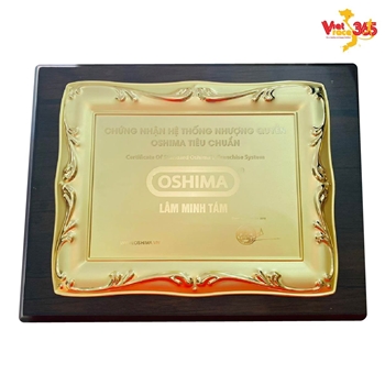 Bảng chứng nhận hệ thống nhượng quyền -