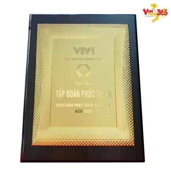 Bảng khen tặng công ty đứng đầu xây dựng -