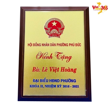 Bảng khen tặng đại biểu -