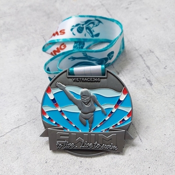 Huy chương SWIM - TO LIVE, LIVE TO SWIM -