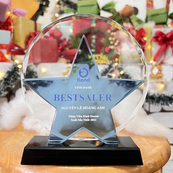 Cup vinh danh nhân viên -