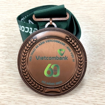 Huy chương In Uv Vietcombank -