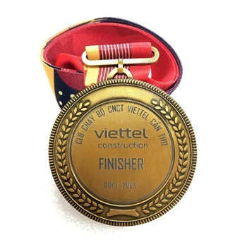 Huy chương khắc laser Viettel -