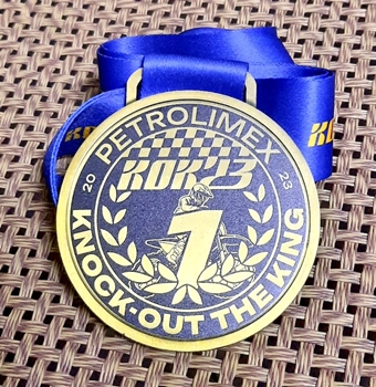 Huy chương In Uv Knock - Out The King -