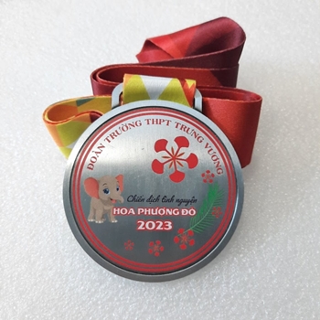 Huy chương In Uv Hoa Phượng Đỏ -