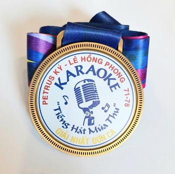 Huy chương In Uv Karaoke -