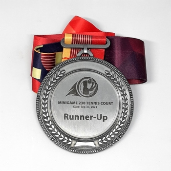 Huy chương khắc laser Runner Up -