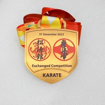 Huy chương In Uv Karate -