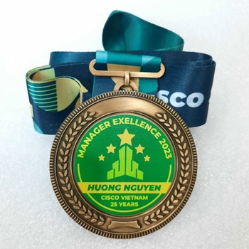 Huy chương In Uv Manager Exellence -