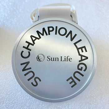 Huy chương khắc laser Sun Champion League -
