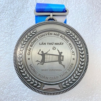 Huy chương khắc laser Bóng Chuyền -