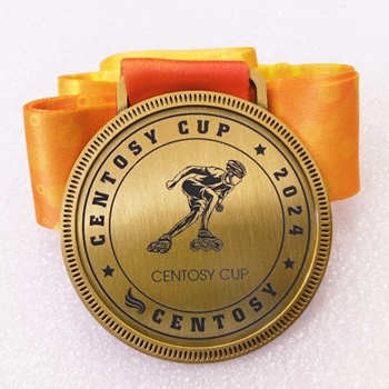 HUY CHƯƠNG KHẮC LASER ĐEN CENTOSY CUP -