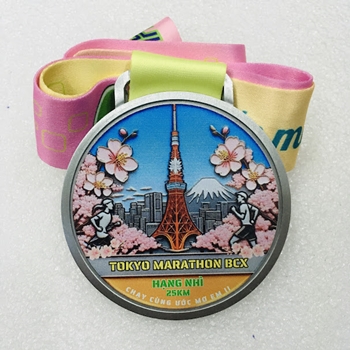HUY CHƯƠNG IN UV MÀU TOKYO MARATHON BCX -