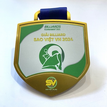HUY CHƯƠNG IN UV MÀU BILLIARD SAO VIỆT -